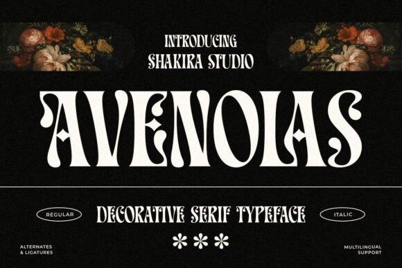Avenolas Serif Font for Handmade Creations
