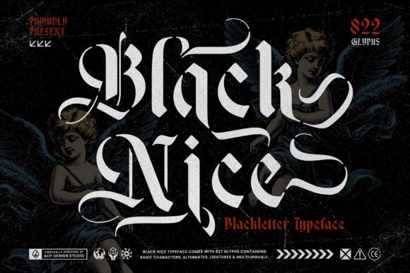 Black Nice Typeface: A Bold Choice for Handmade Creations