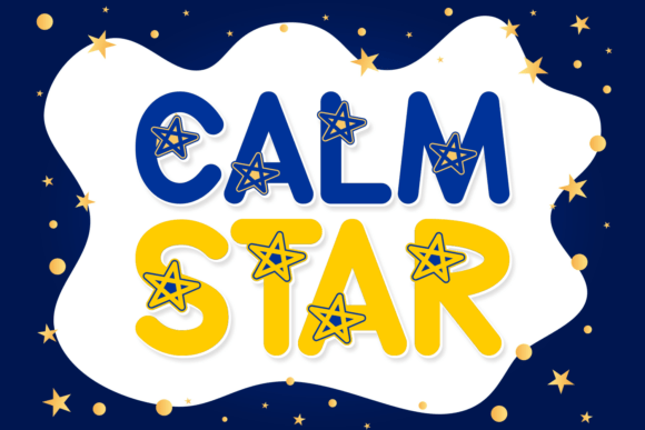 Calm Star: A Whimsical Typeface for Creative Branding