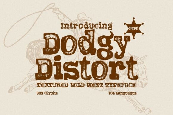 Dodgy Distort: A Slab Serif with Attitude