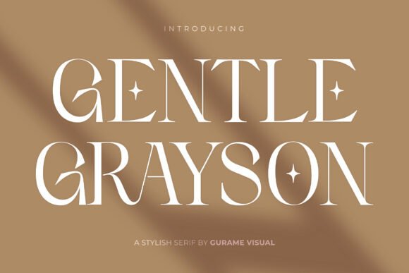Gentle Grayson Serif Font for Editorial Design