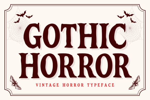 Gothic Horror Typeface for Digital Campaigns