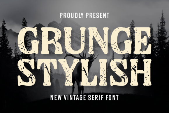 Grunge Stylish Serif Font Review