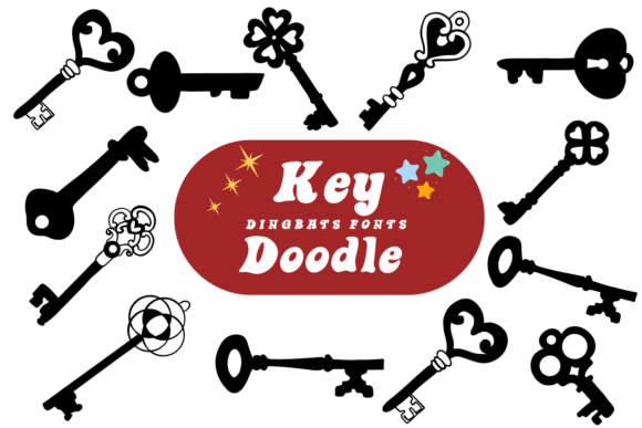 Key Doodle: A Playful Typeface for Editorial Design