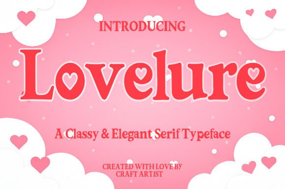 Lovelure Serif Font for Web Design