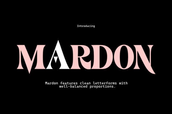 Mardon Serif Font for Web Design