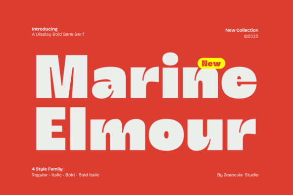 Marine Elmoure: A Professional Serif Font for Your Brand