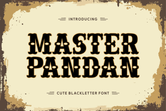 Master Pandan Font for Bold Campaign Designs
