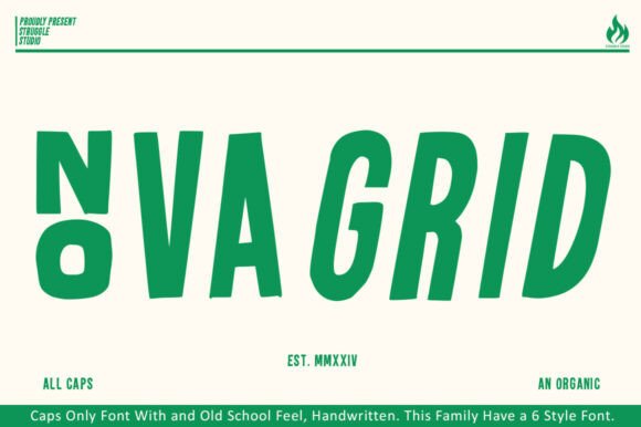 Nova Grid Typeface for Web Design