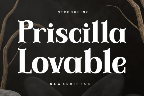 Priscilla Lovable Serif Font for Web Design