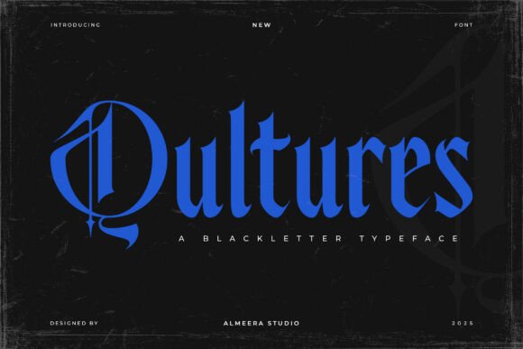 Qultures: A Bold Font for Strong Branding