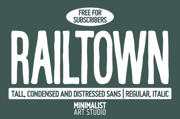 Railtown Font for Small Business Branding