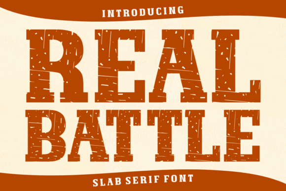 Real Battle: A Vintage-Inspired Slab Serif for Editorial Projects