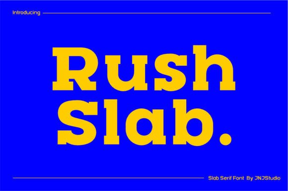 Rush Slab: A Bold Choice for Digital Branding