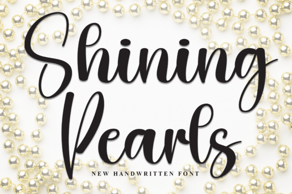 Shining Pearls Font for Eye-Catching Campaigns