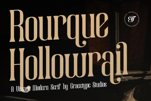 Upgrade Your Brand with Rourque Hollowrail Font