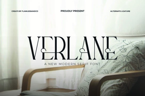 Verlane Serif Font for Handmade and Commercial Projects