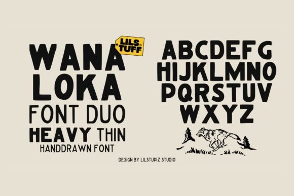 Wanaloka Duo: A Script Font for Modern Branding