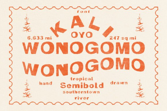Wonogomo: A Tropical Script Font for Modern Web Design